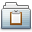 Clipboard Folder Graphite Stripe Icon 32x32 png